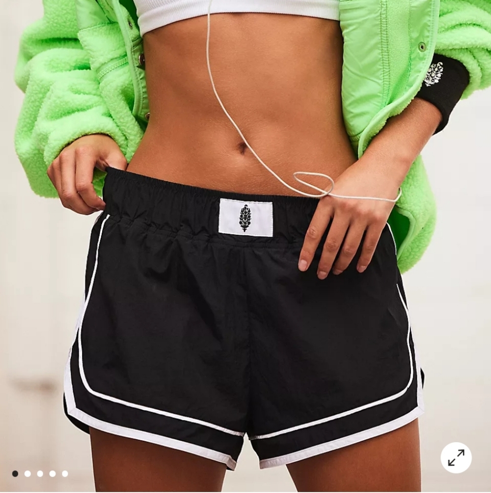 FP Movement Black Combo Varsity Blues Shorts